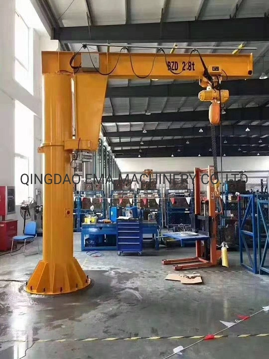 360 Degree Rotation Fixed Slewing Jib Crane